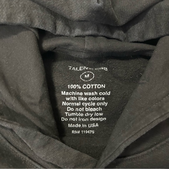 ◾️Talentless Circle Logo Black Hoodie - Picture 5 of 13